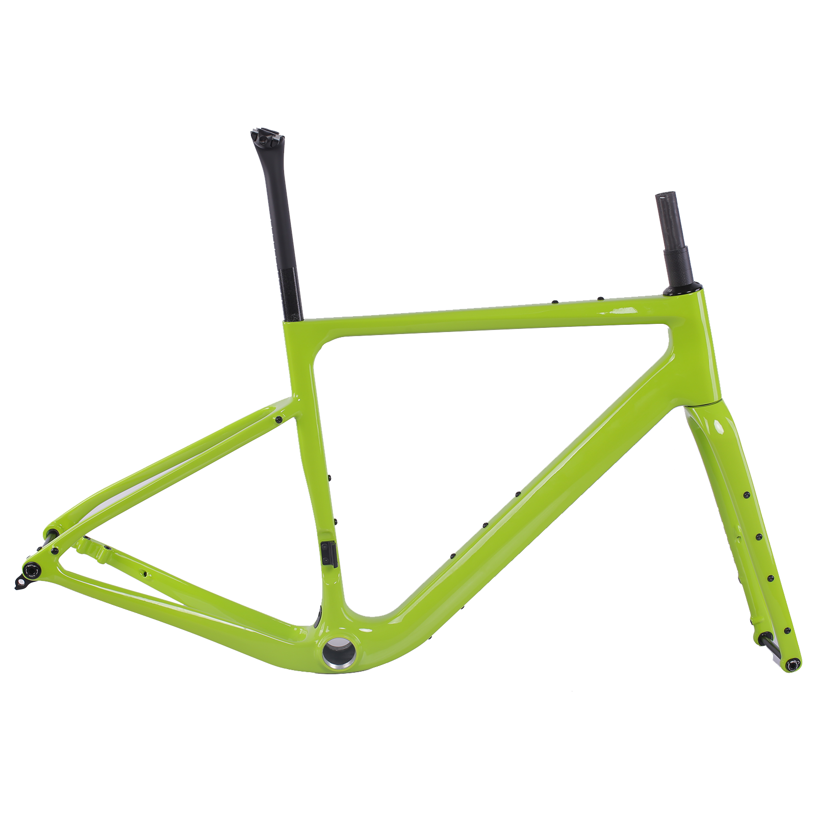 2024 Full Carbon Fiber UDH Hanger Max 700*50mm Tire T47 Bracket Fully Internal Cable Routing Gravel Bike Frame FM306