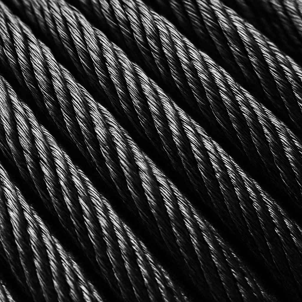 A close-up image of carbon fiber strands