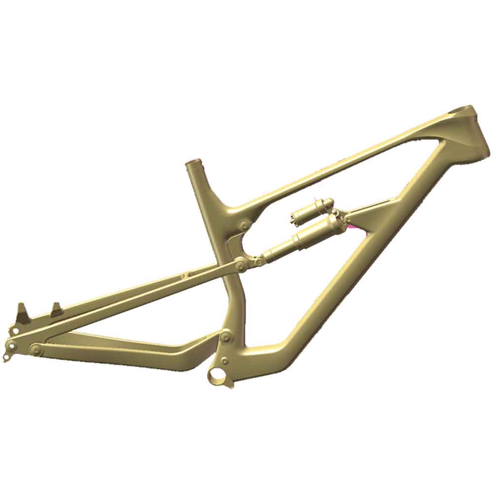 120MM Travel Boost T47 Fully Internal Routing Suspension MTB Bike Frame FM248