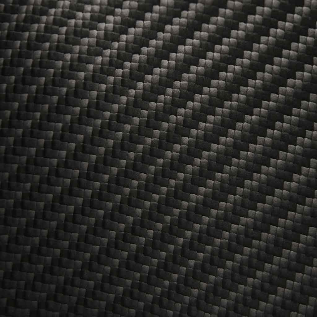 Close-up of carbon fiber texture