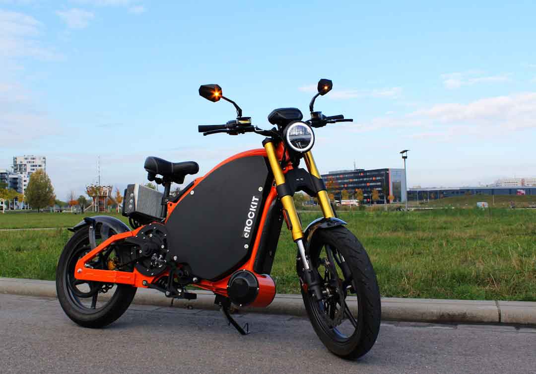 carbon fiber electric bike with mid drive motor