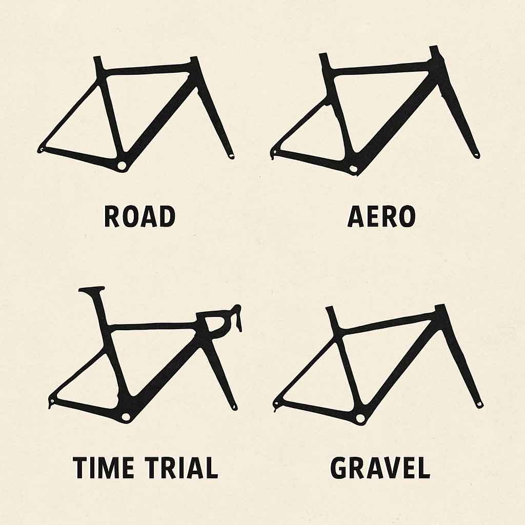 Different types of carbon frames
