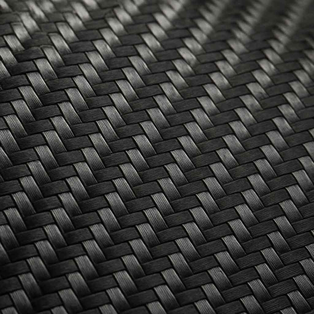 Close-up of carbon fiber texture
