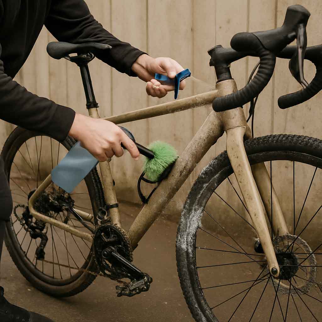 Cleaning a gravel bike