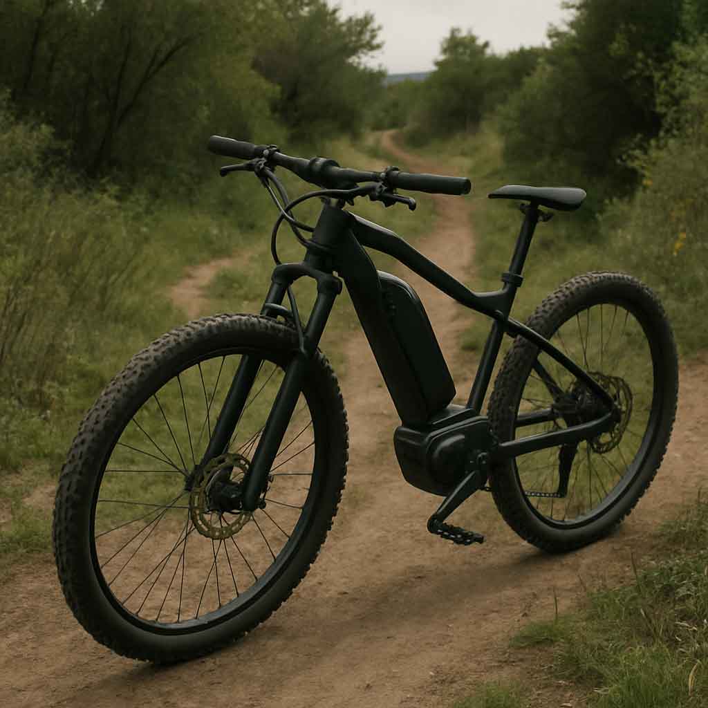 E-bike on a Trail
