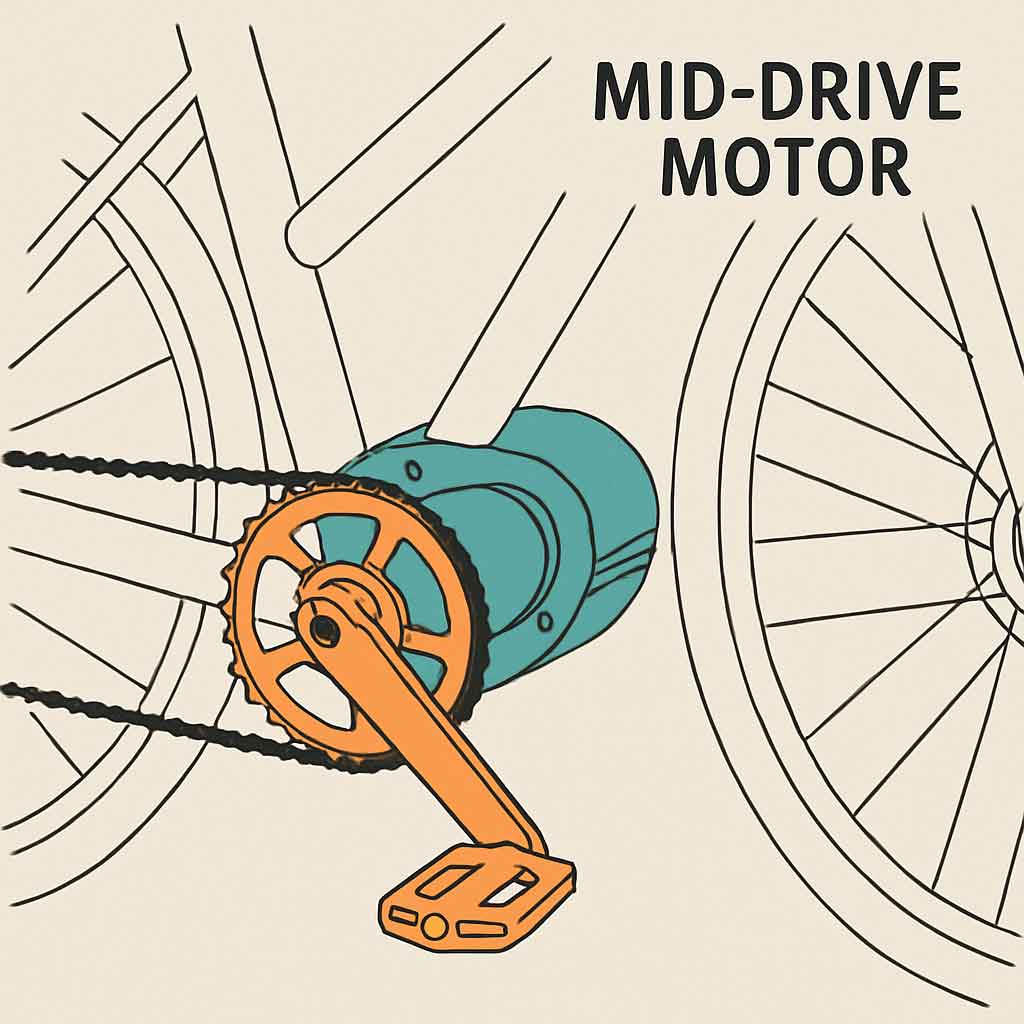 Comparing Bosch Mid Drive to Hub Motors
