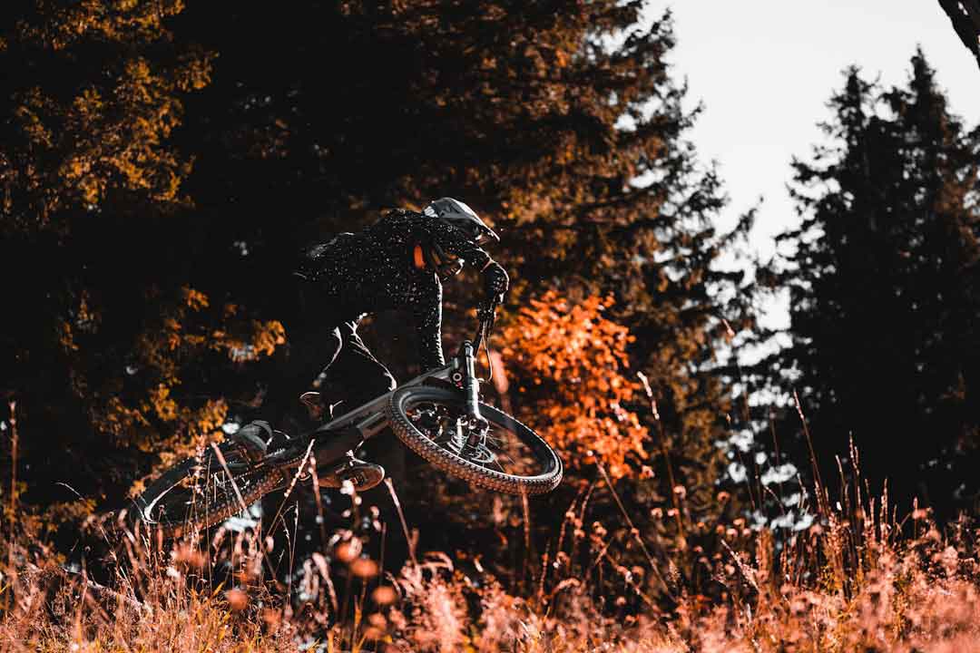 Aluminum bike on rough terrain