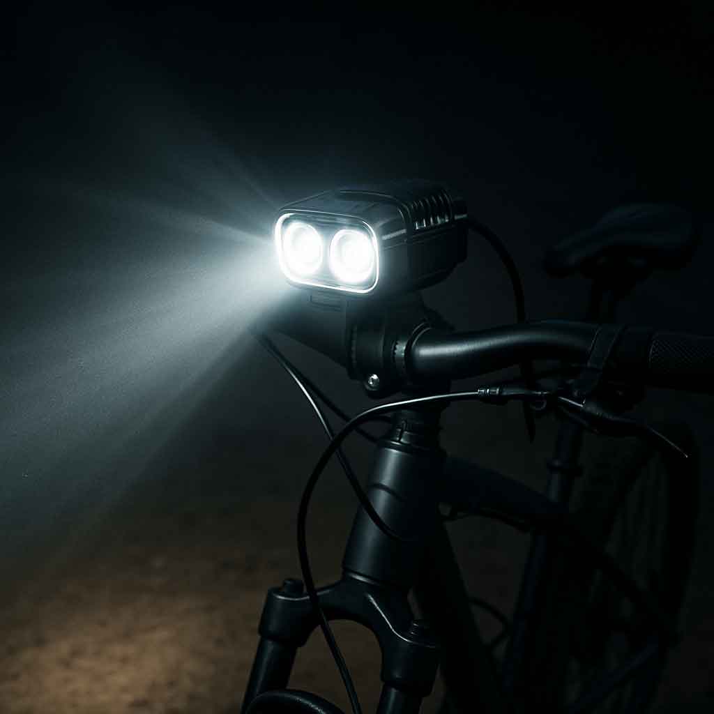 High-powered bike headlight