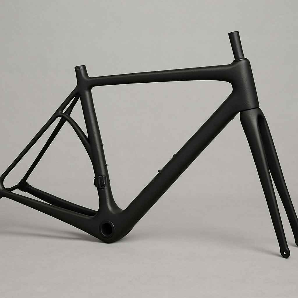 Carbon endurance bike frame