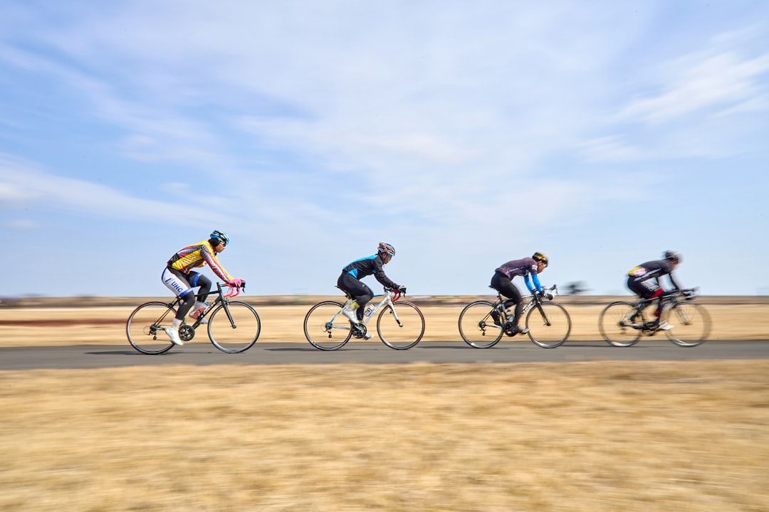 Cyclists reviewing endurance bikes