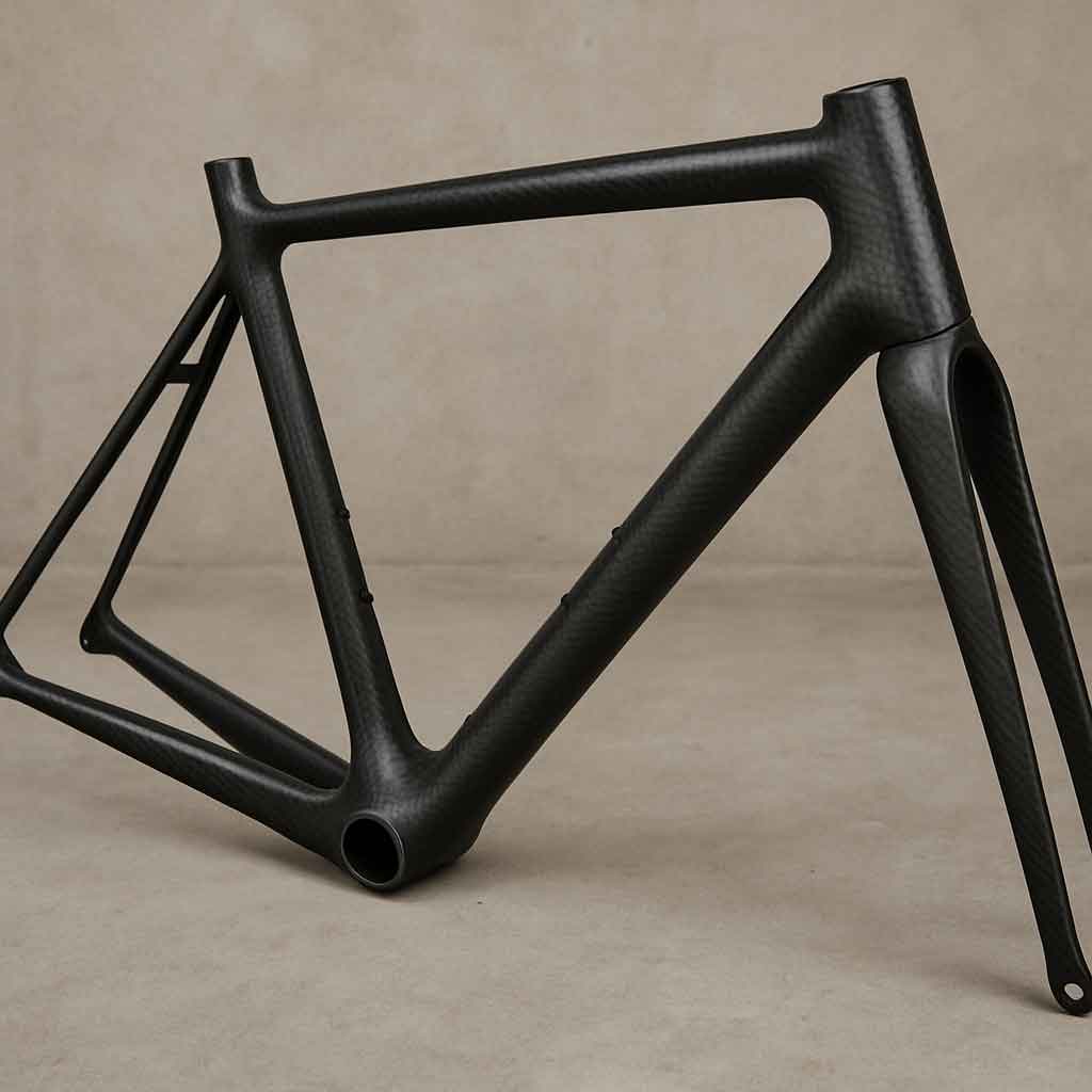 Carbon fiber bicycle frame