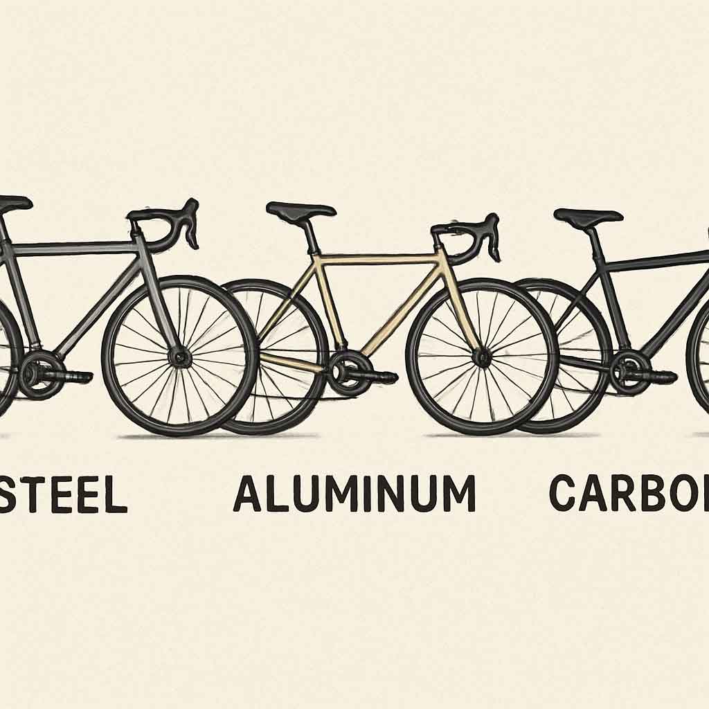Different bike frame materials