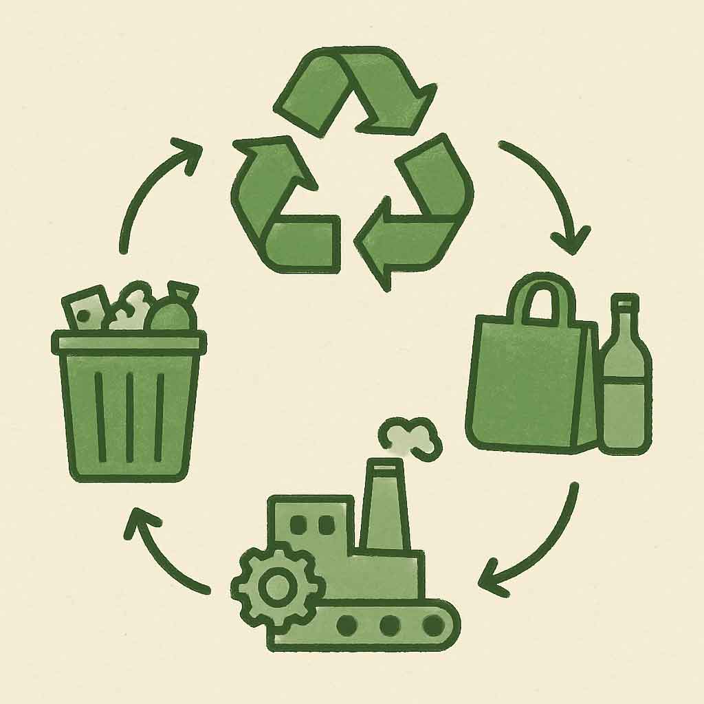 Recycling process concept