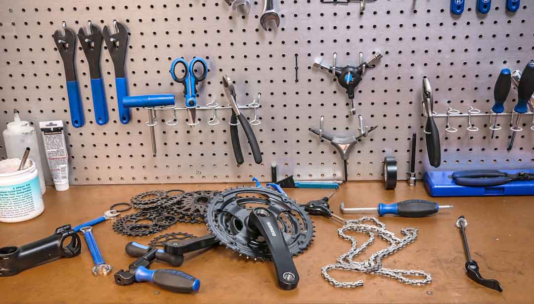 Bicycle chain maintenance tools