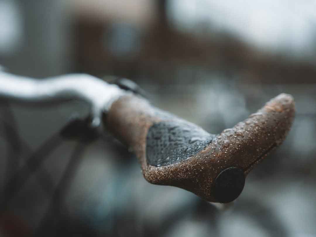 Gravel bike maintenance in progress