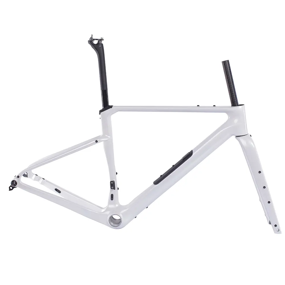 2026 Toray T800 And T1000 High Stiffness Storage Space Full Carbon Gravel Bike Frame FM336