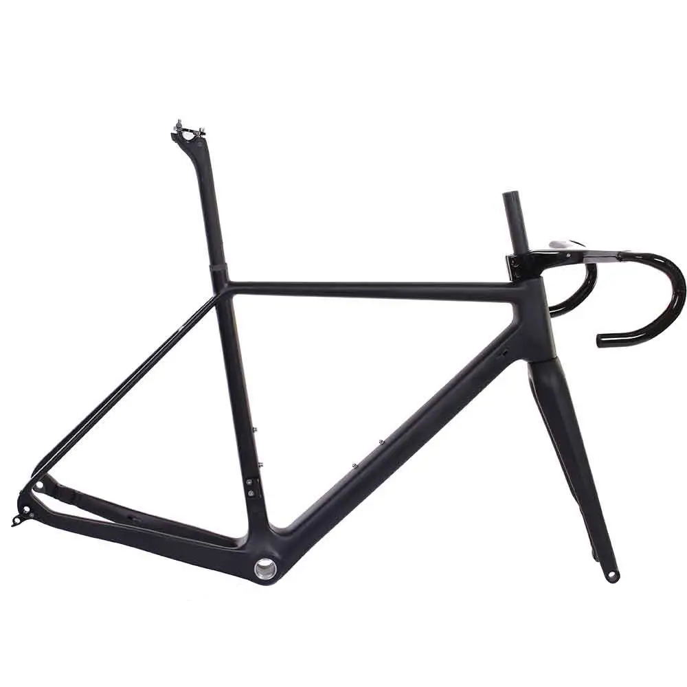 27.2mm Seatpost Mondince FM166 Carbon Cyclocross Frameset – BSA Bracket, Max 42mm Tire – Toray T800