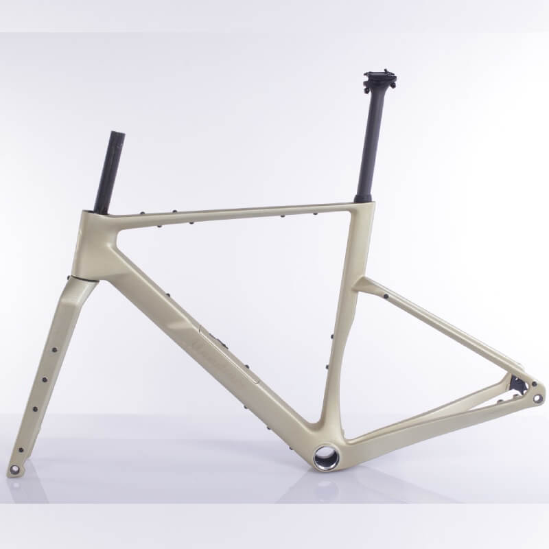 hidden clamp gravel bike frame