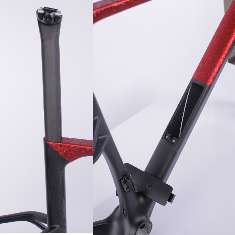 aero design carbon gravel bike frame