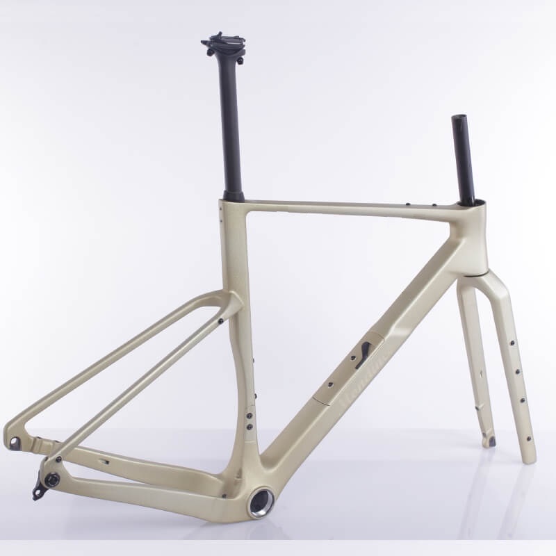 57mm tire gravel bike frame