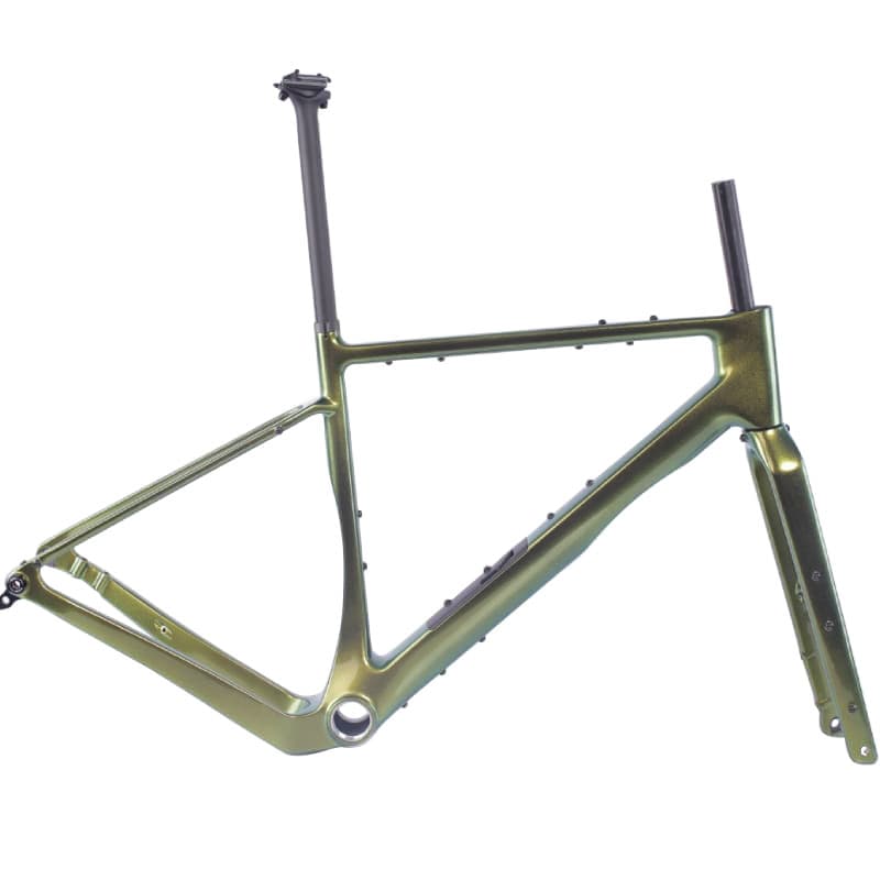 FM356 61mm Max Tire Clearance Carbon Bikepacking Gravel Frame