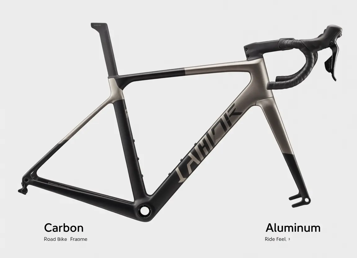Carbon vs aluminum road frame comparison