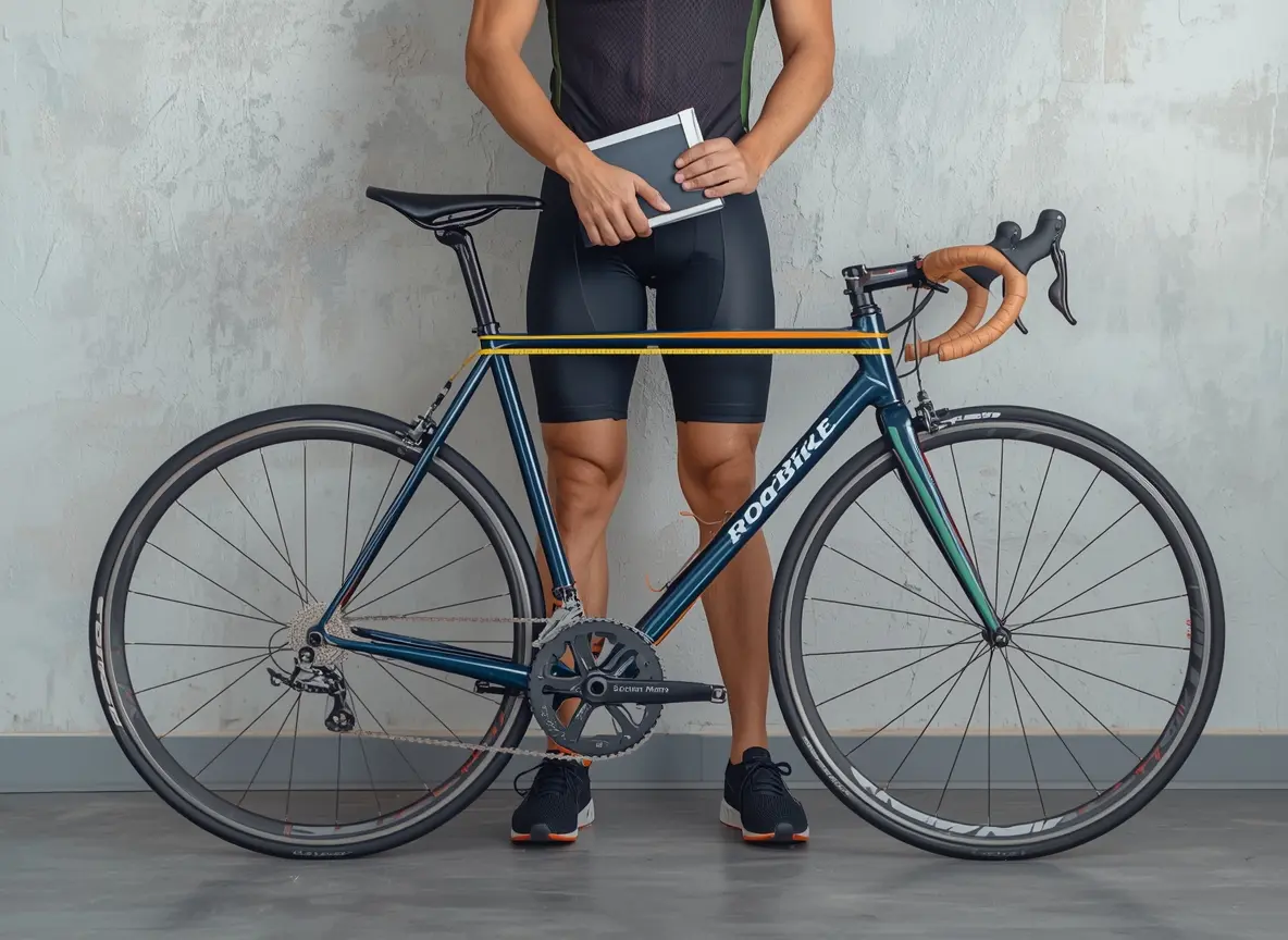 Measuring inseam for road bike frame size
